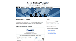 Desktop Screenshot of forextradingvergleich.com